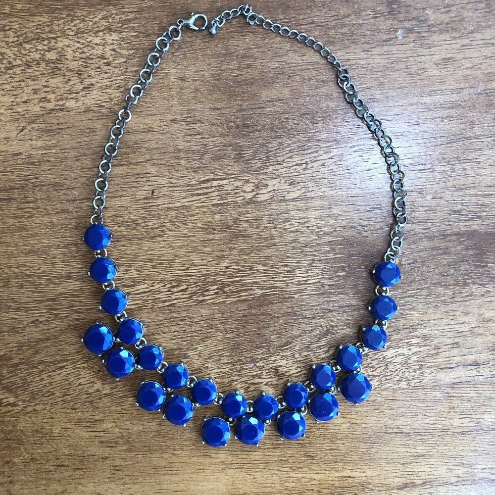 Baublebar Blue Bib Statement Necklace